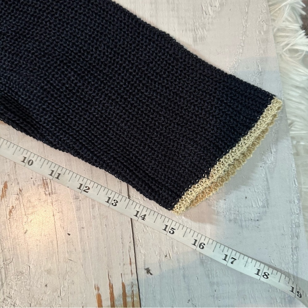 Eleventy High Low Lightweight Nautical Sweater Navy Size Xs — image 5 of 8